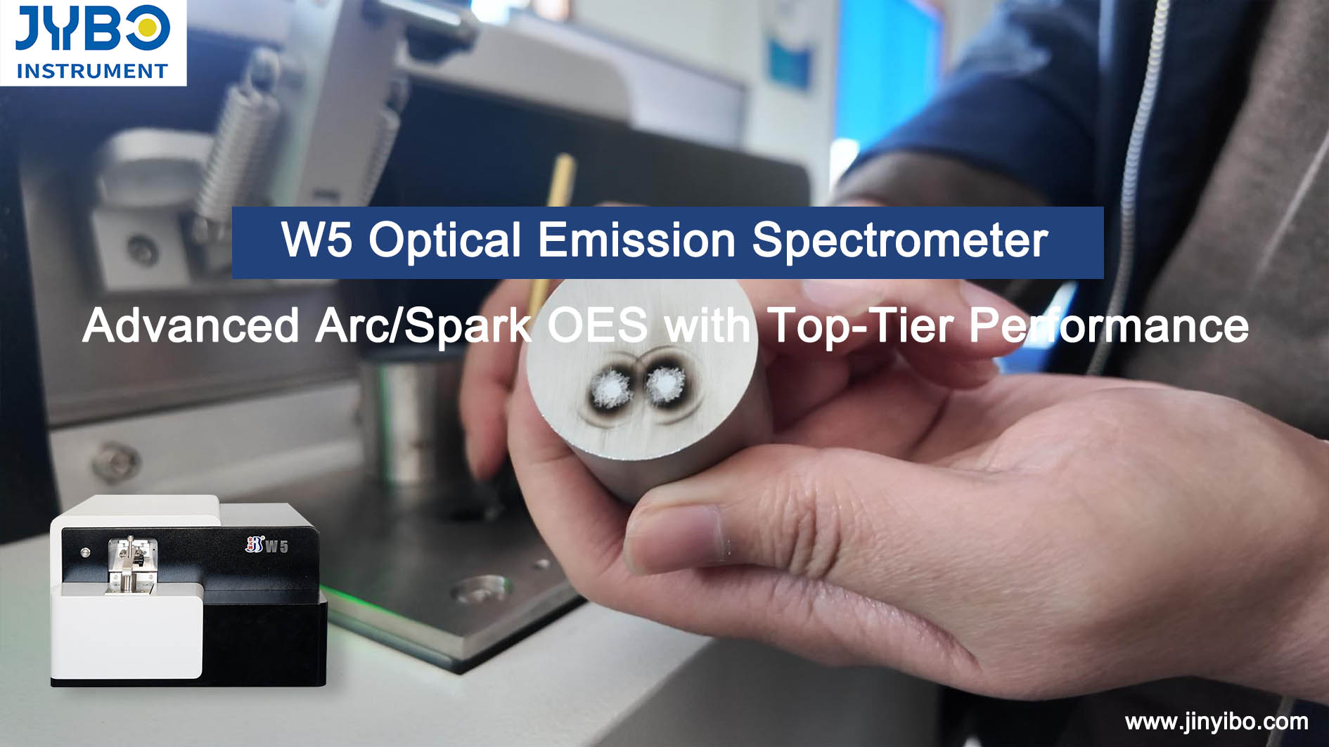 Le spectromètre d'émission optique W5 est le spectromètre Arc/Spark-OES le plus avancé, offrant des performances optimales.