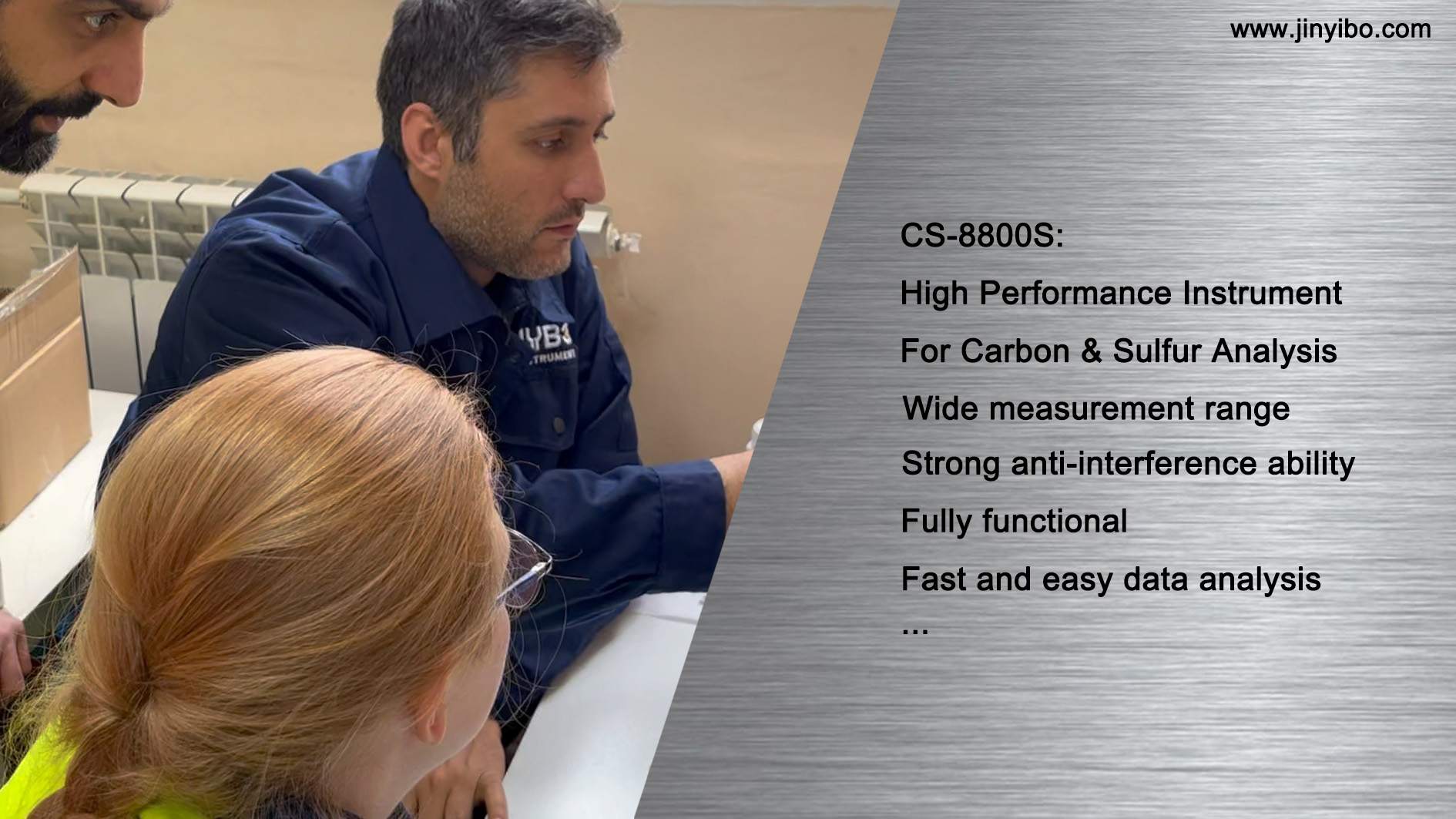 Analyseur de carbone et de soufre infrarouge haute fréquence CS-8800S