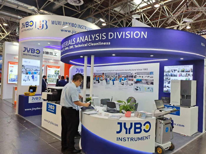 Jinyibo Instrument a présenté un équipement d'analyse de matériaux fiable au GIFA 2023