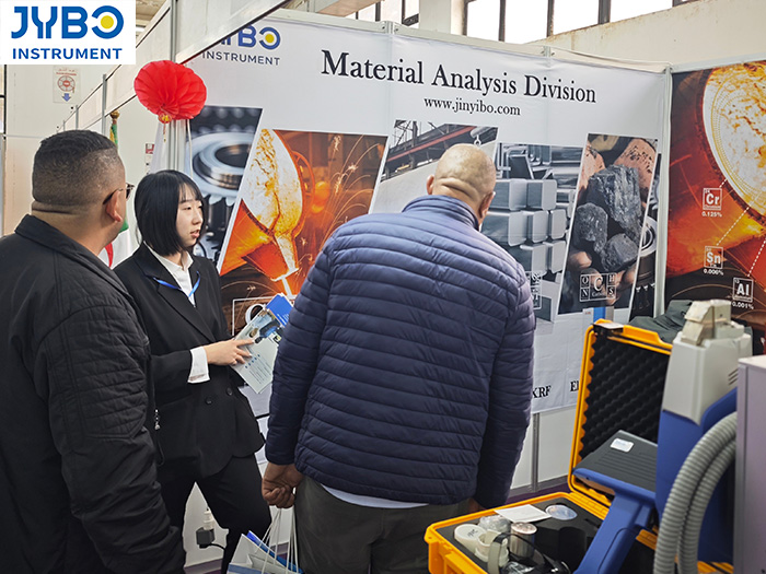 Jinyibo Instrument brille au salon Metal Steel & Mining Expo 2026 grâce à ses consultations produits très appréciées.